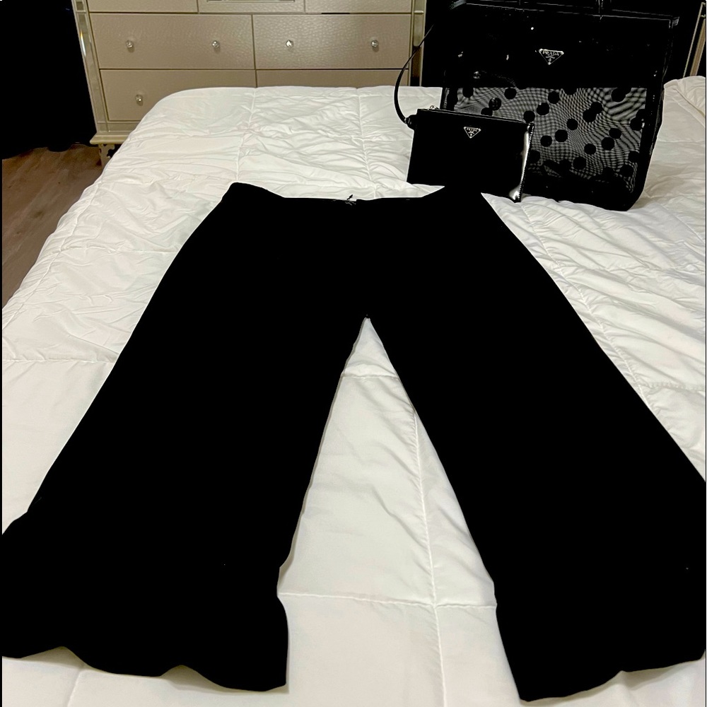 Banana republic black crop pants